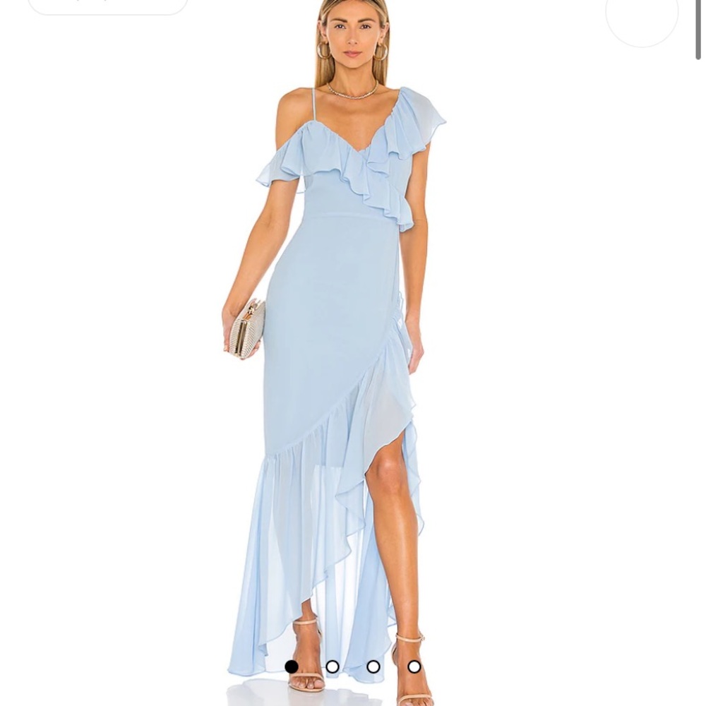 Lovers and Friends baby blue maxi/prom dress
